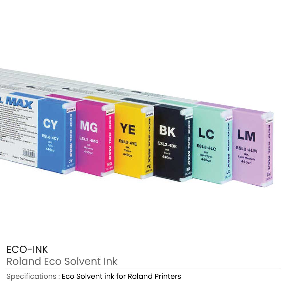 Roland Eco Solvent Inks - Granda Gifts